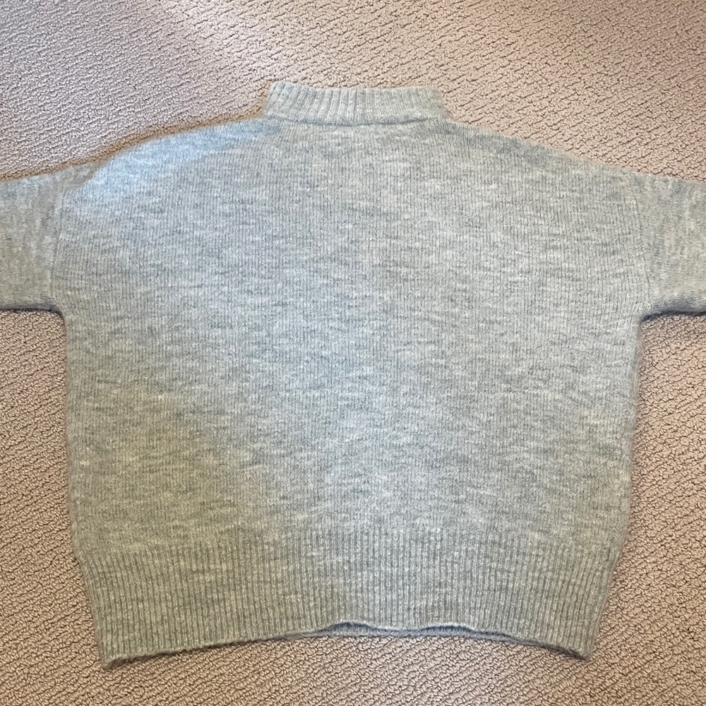Madewell Women’s Light Mint Colored Knit Sweater - Picture 5 of 5